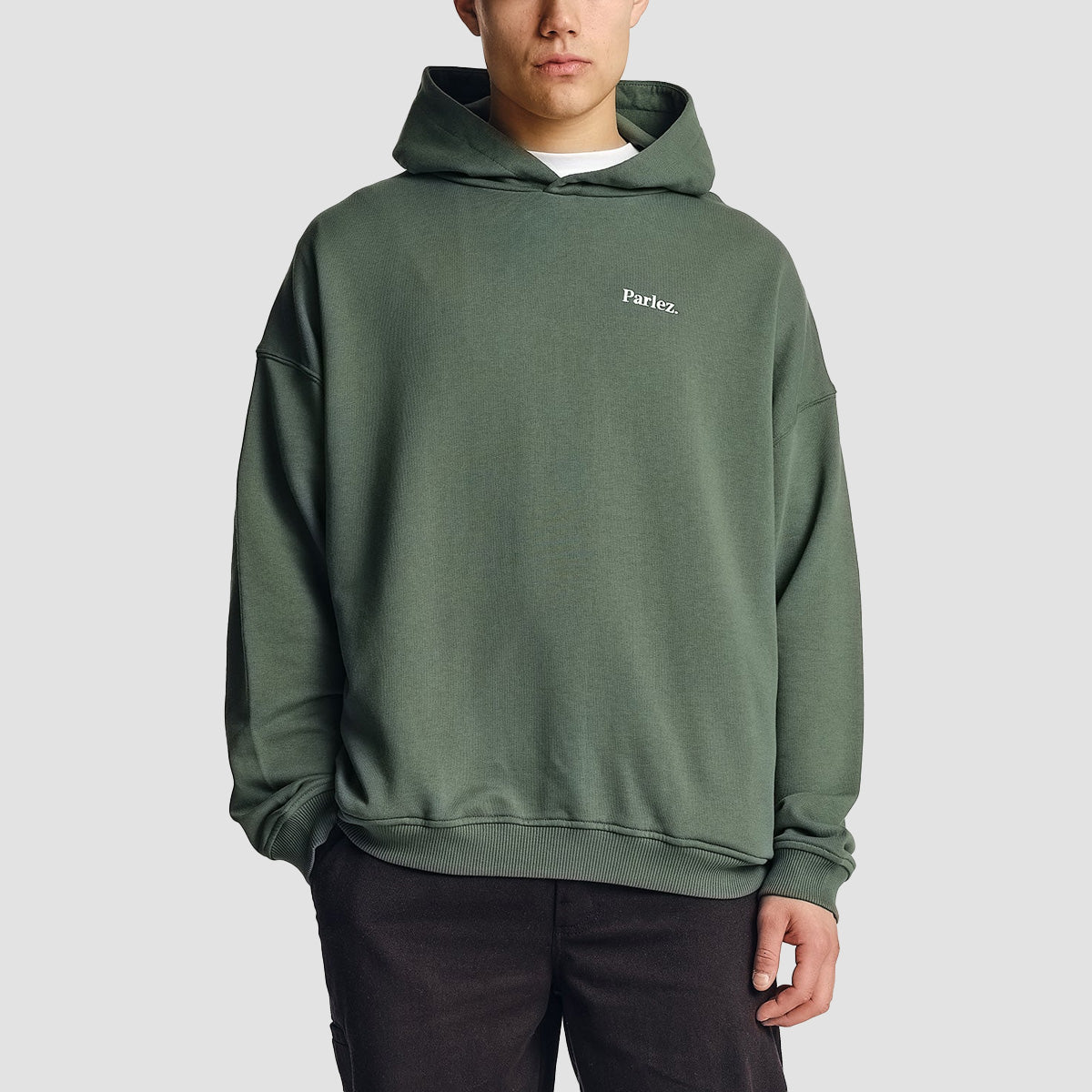 Parlez Amos OS Pullover Hoodie Kelp Green