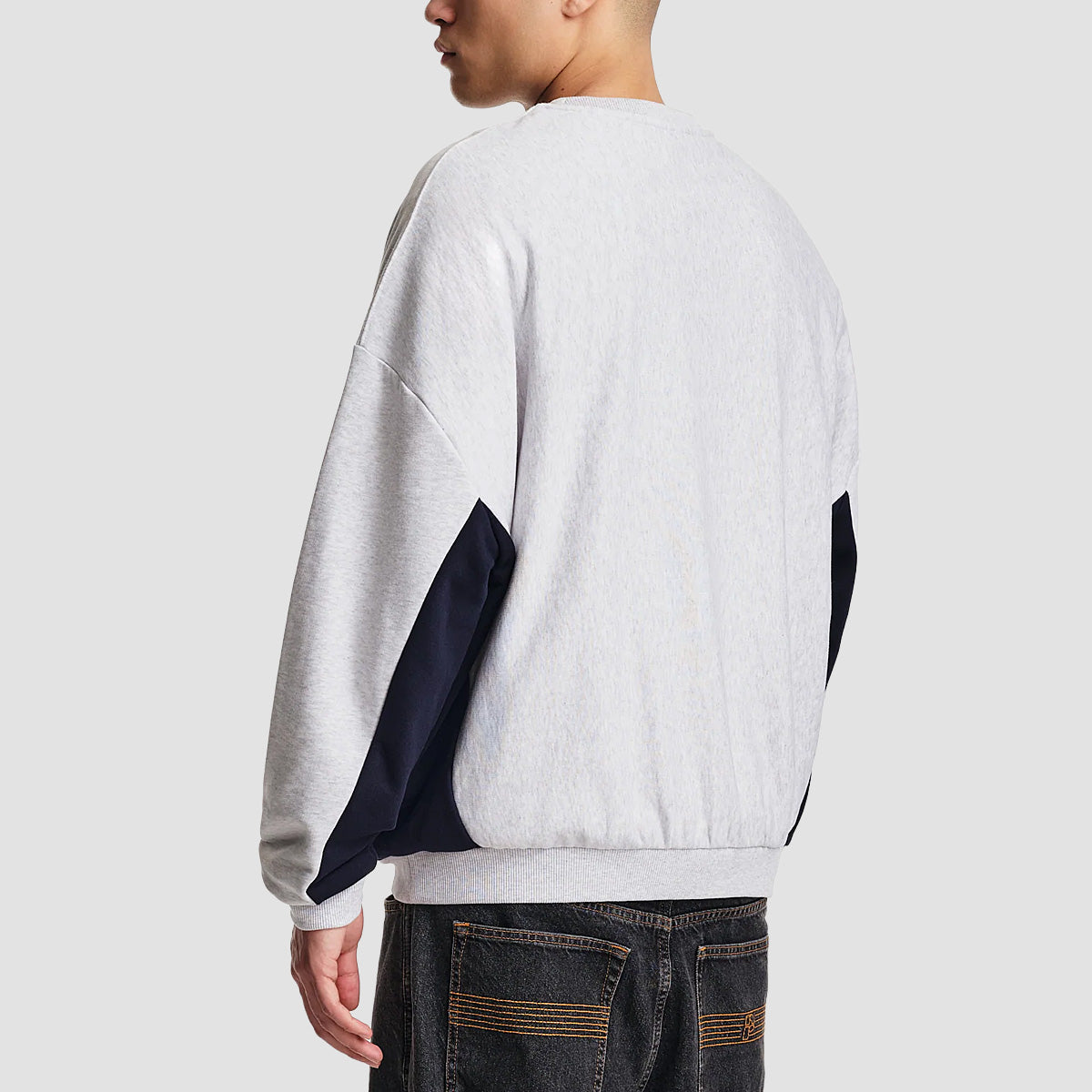 Parlez Campus Oversized Crew Sweatshirt Heather