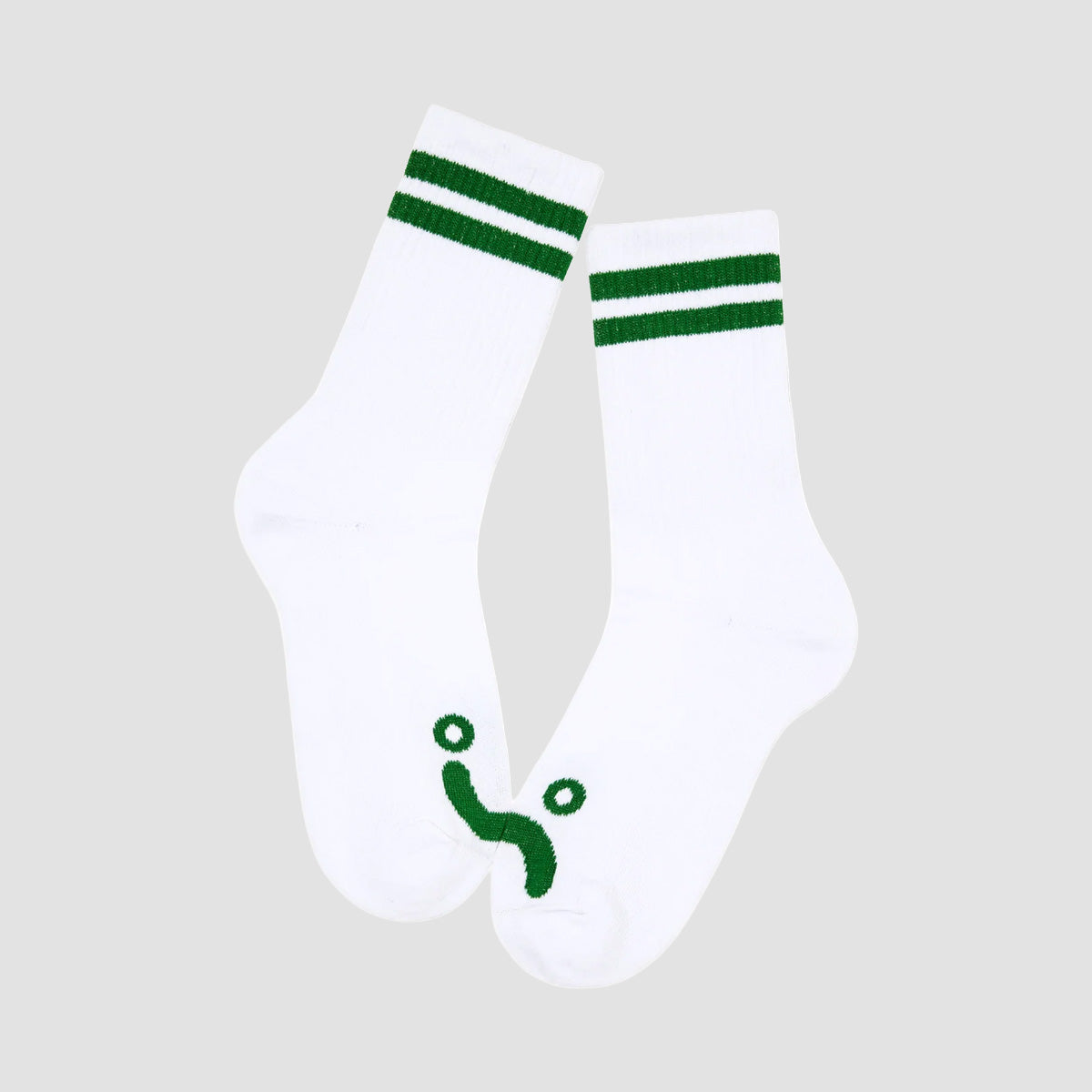Polar Happy Sad Socks White/Green