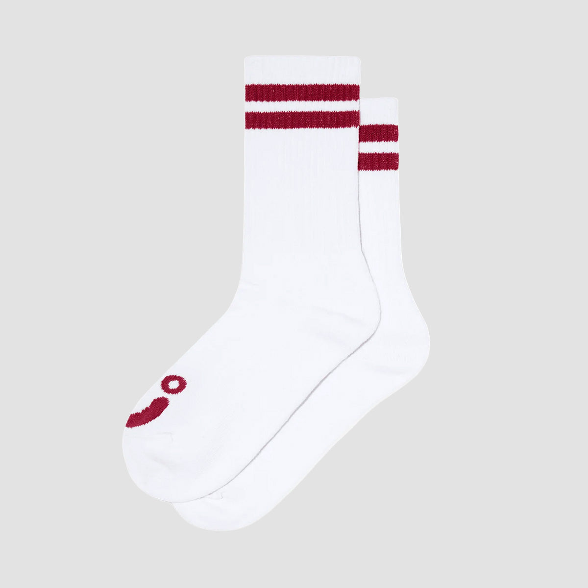 Polar Happy Sad Socks White/Red