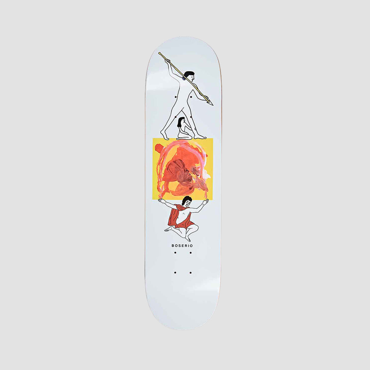 Polar Nick Boserio Family Skateboard Deck Light Blue - 8.25"
