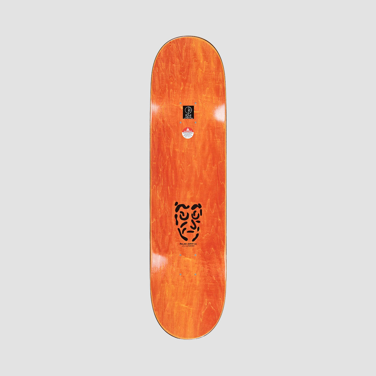 Polar Oskar Rozenberg Facescape Skateboard Deck - 8.375"