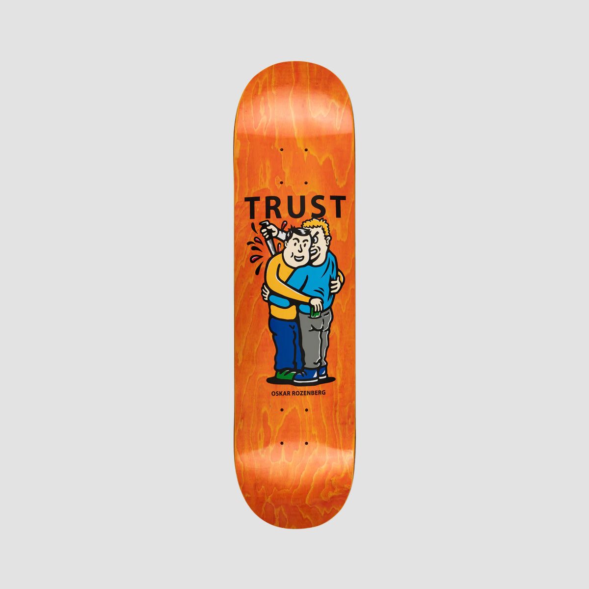 Polar Oskar Rozenberg Trust Short Skateboard Deck Various Stains - 8.5"