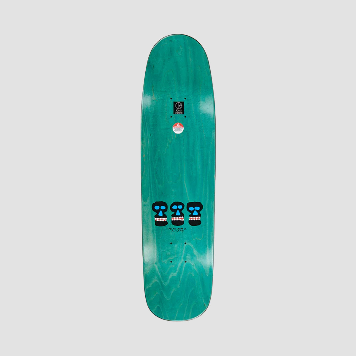 Polar Oskar Rozenberg World Domination P9 Skateboard Deck Yellow - 8.625"