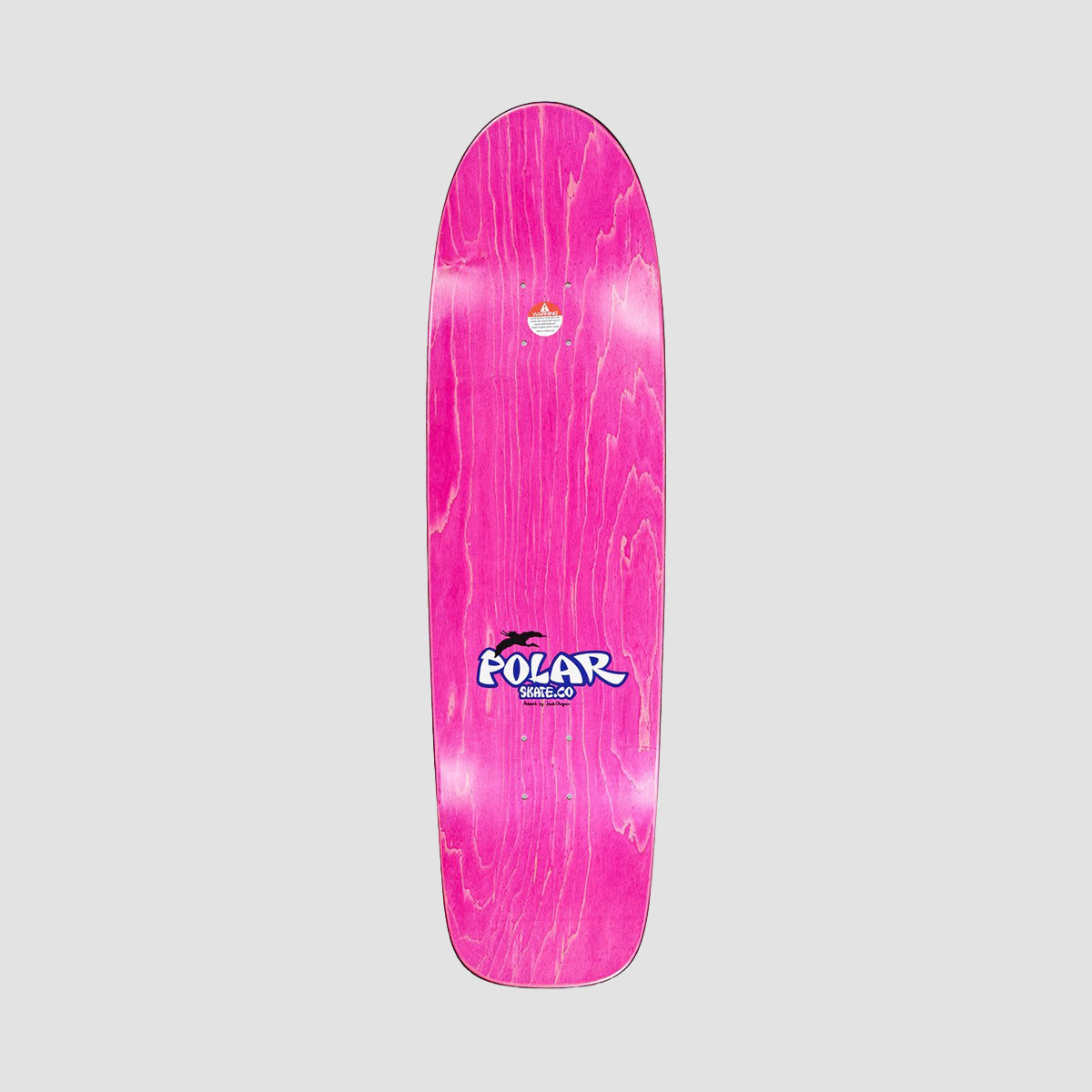Polar Shin Sanbongi Mt Fuji WW Surf Jr Skateboard Deck Various Stains - 8.75"