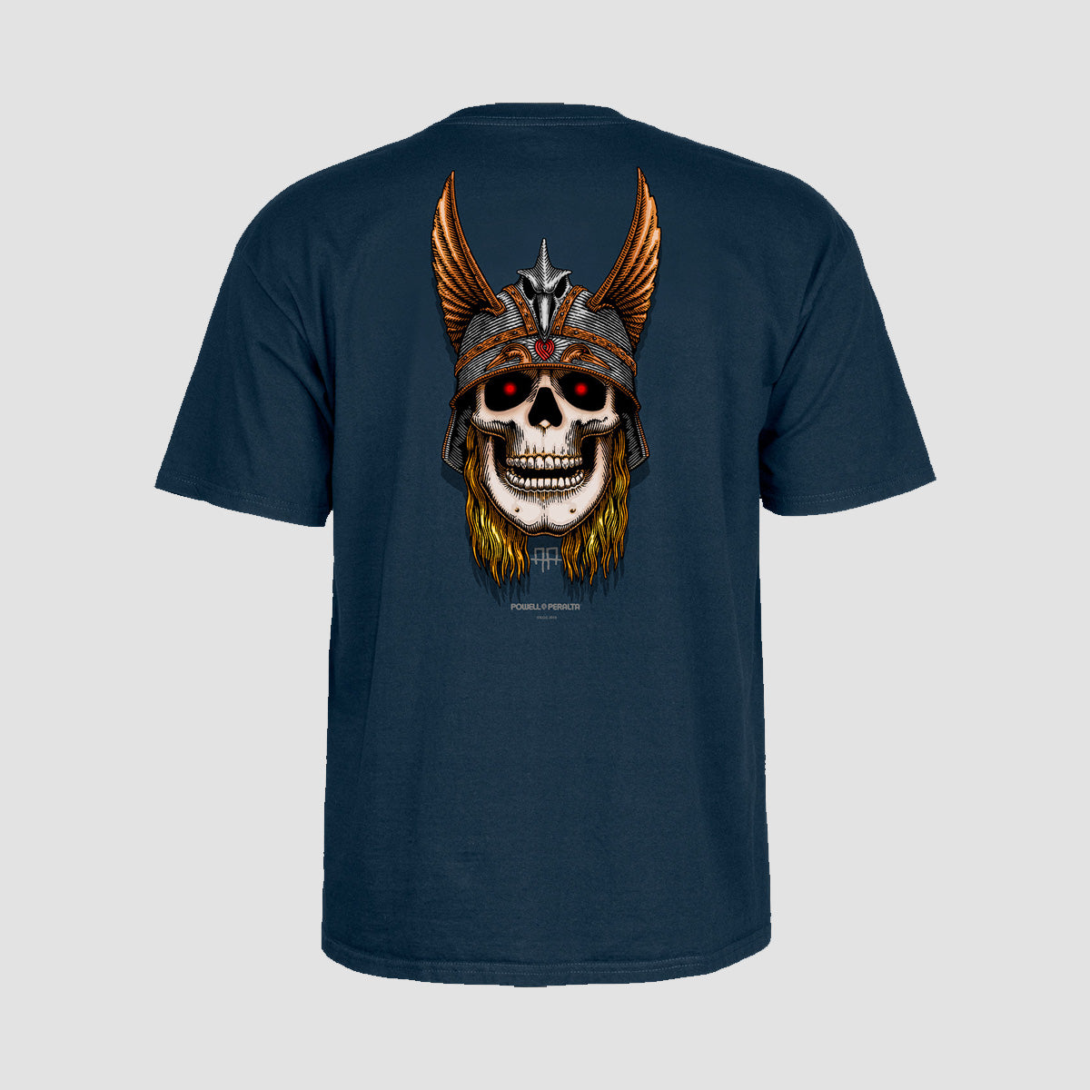 Powell Peralta Andy Anderson Skull T-Shirt Navy