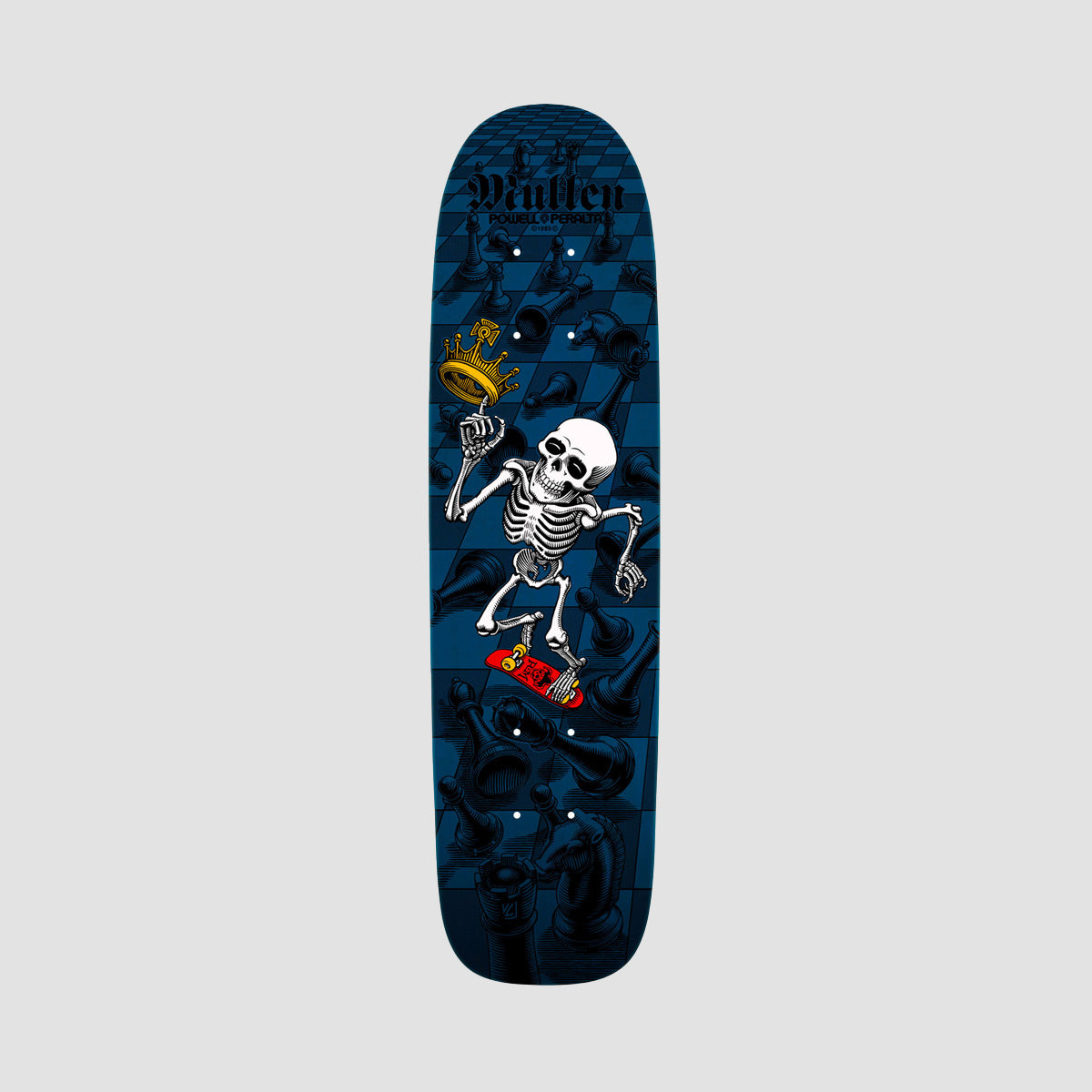 Powell Peralta Bones Brigade Series 15 Rodney Mullen Skateboard Deck Blue - 7.4"