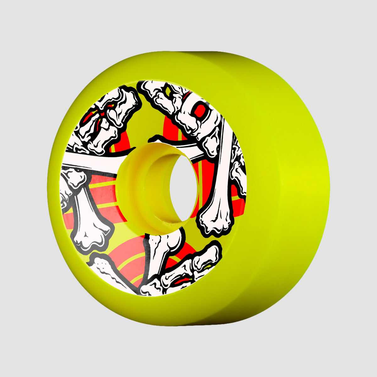 Powell Peralta Cross Bones 97A Skateboard Wheels Yellow 64mm