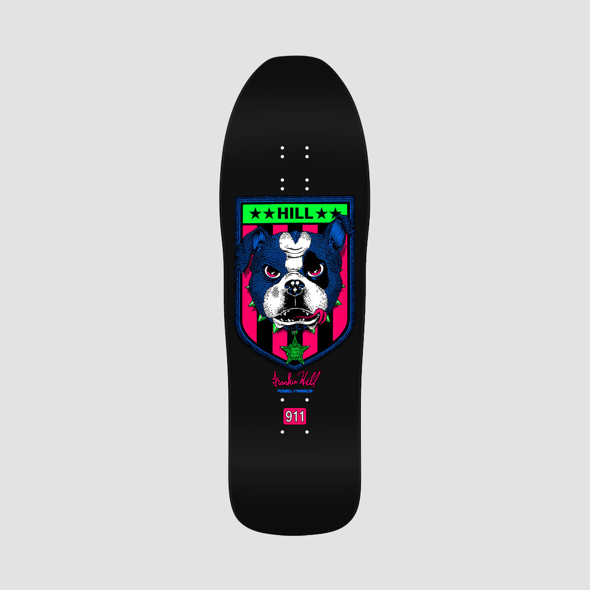 Powell Peralta Frankie Hill Bull Dog Reissue 167 Skateboard Deck - 10"