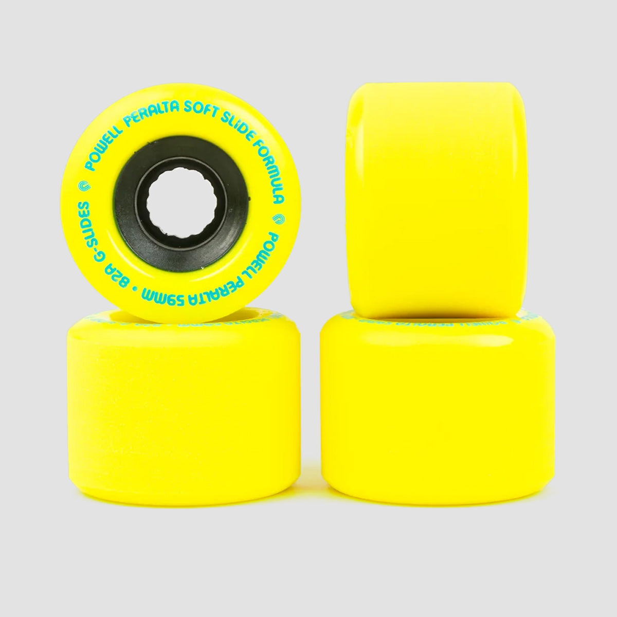 Powell Peralta G-Slides 82a Skateboard Wheels Yellow 59mm