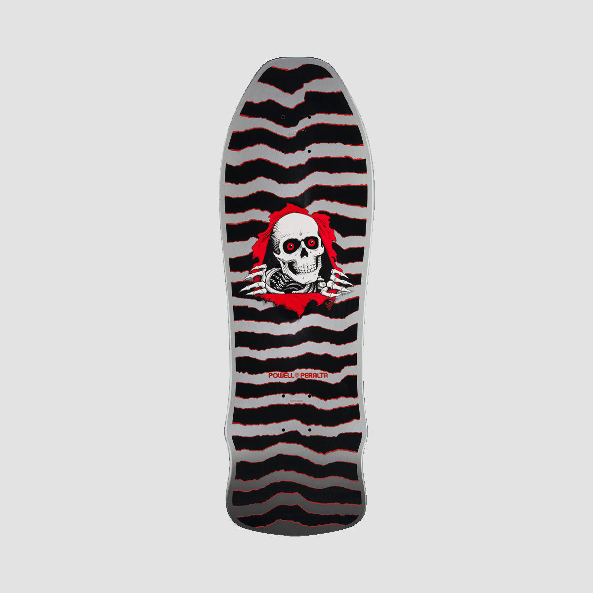 Powell Peralta GeeGah Ripper Reissue 179 Skateboard Deck Silver Foil - 9.75"
