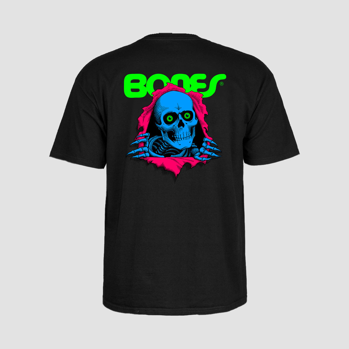 Powell Peralta Ripper T-Shirt Blacklight Black