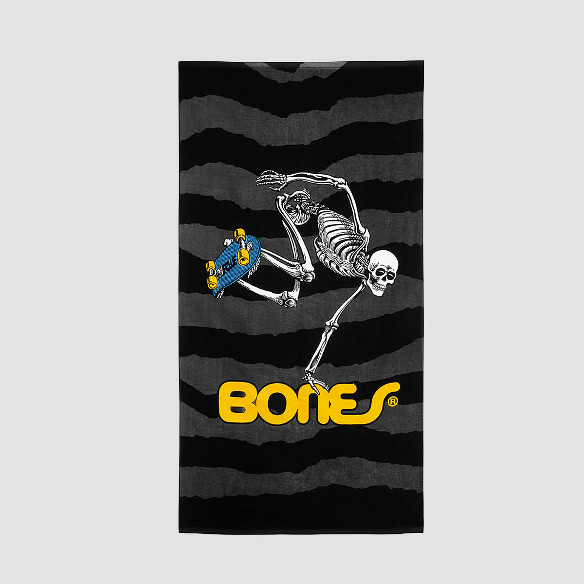 Powell Peralta Skate Skeleton Beach Towel Black