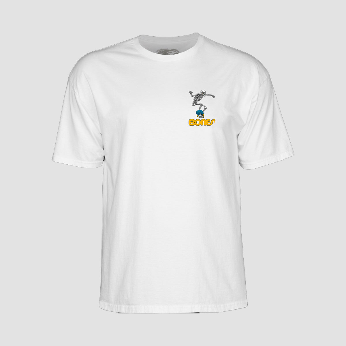 Powell Peralta Skateboard Skeleton 2 T-Shirt White