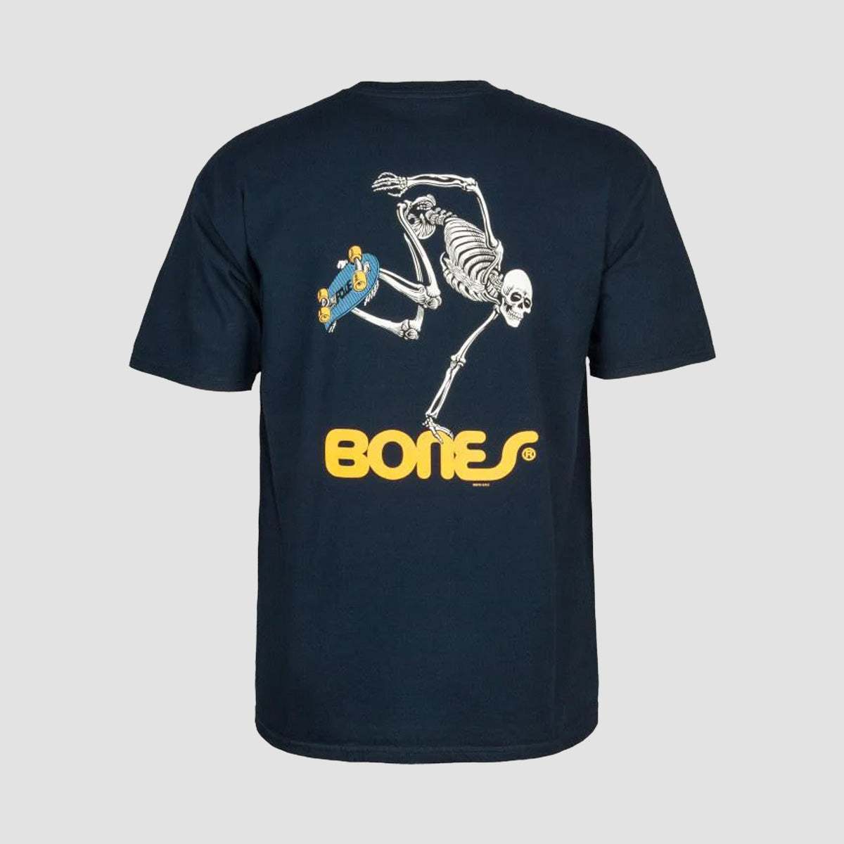 Powell Peralta Skateboard Skeleton T-Shirt Navy