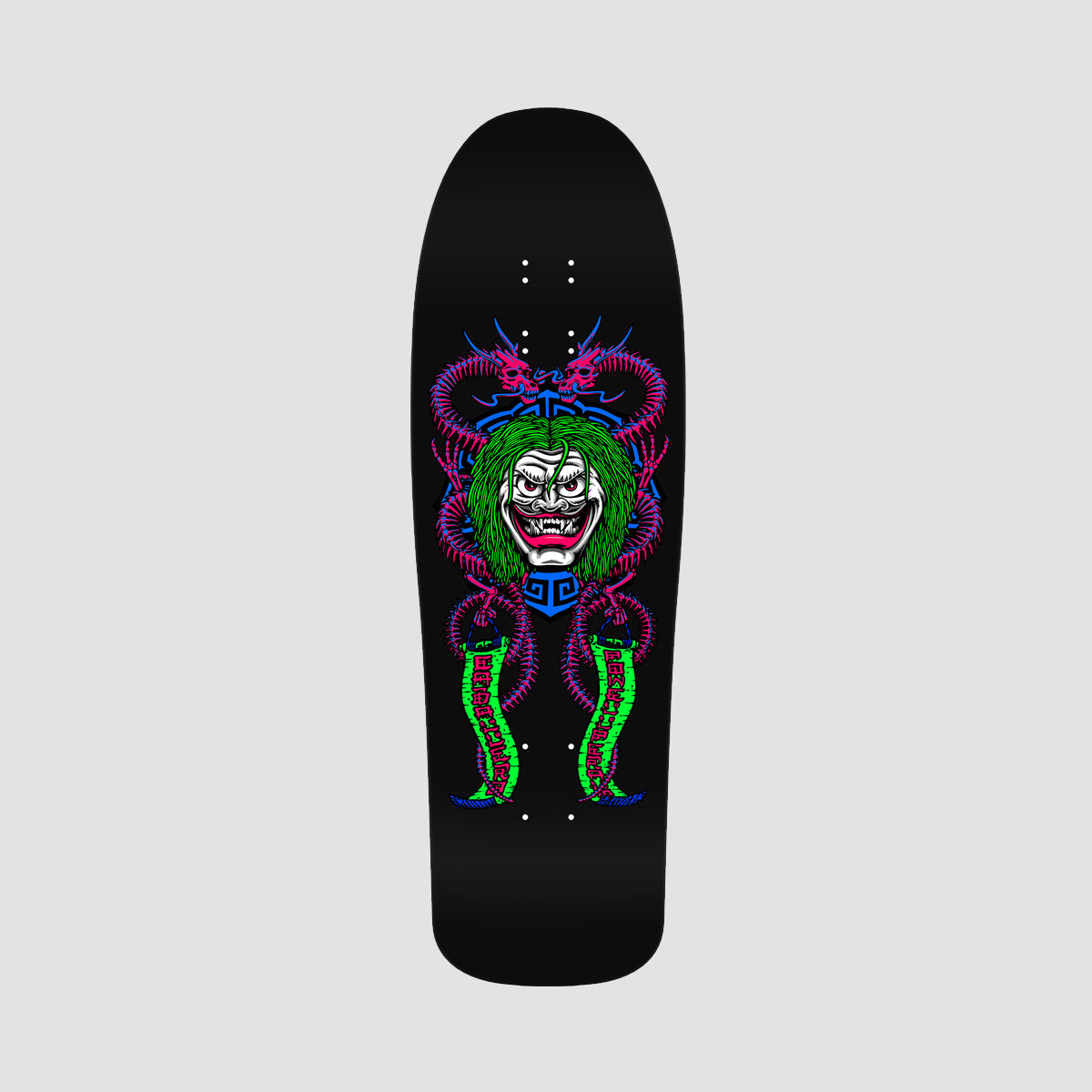 Powell Peralta Steve Caballero Mask Reissue 211 Skateboard Deck Blacklight - 9.75"