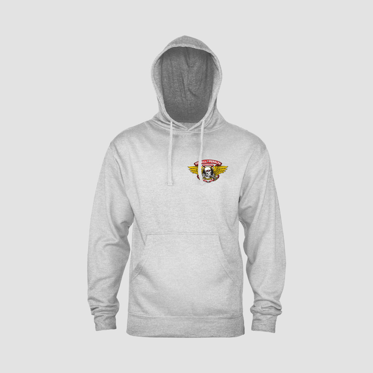 Powell Peralta Winged Ripper Pullover Hoodie Ash Heather