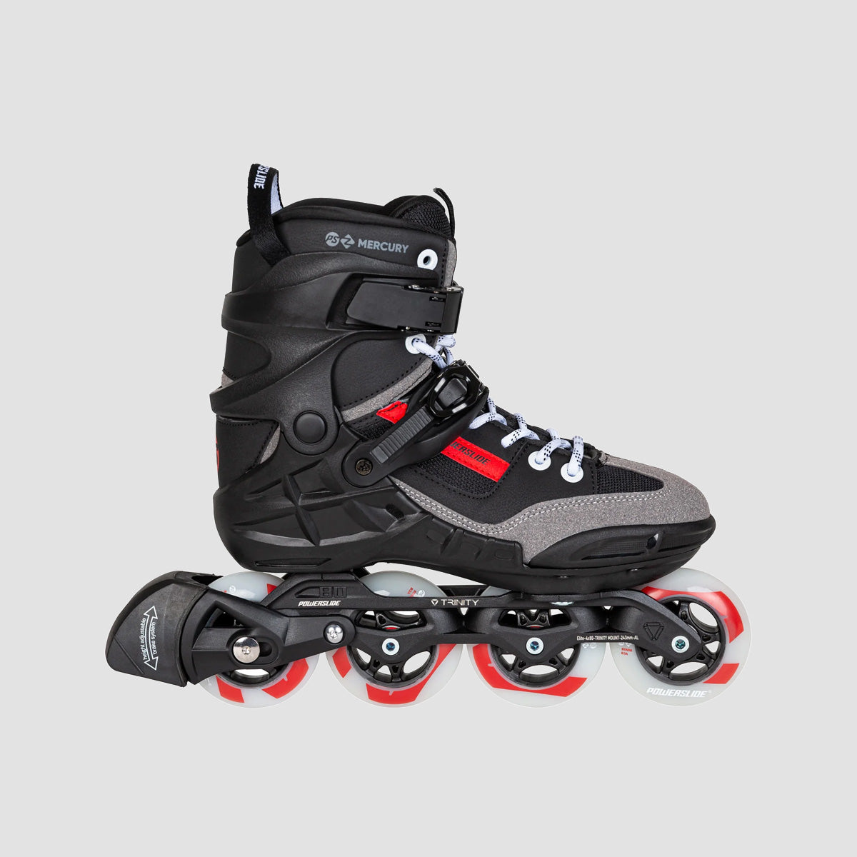 Powerslide Phuzion Mercury 80 Trinity Inline Skates Black/Grey