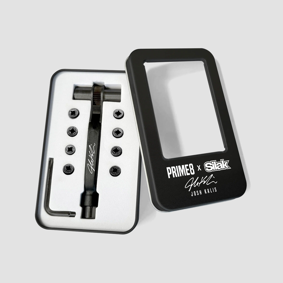 PRIME8 X Silak Triple Ratchet Skate Tool & Truck Bolts Black