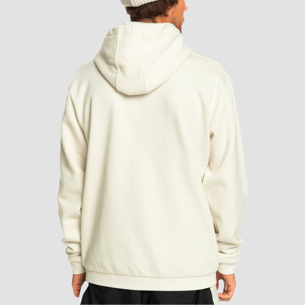 Quiksilver Big Logo Snow Pullover Hoodie Nimbus Cloud