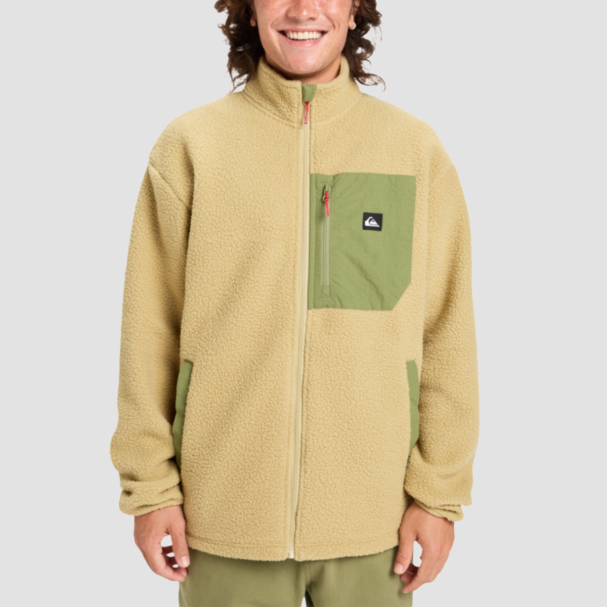 Quiksilver Clean Coast Zip Fleece Sponge