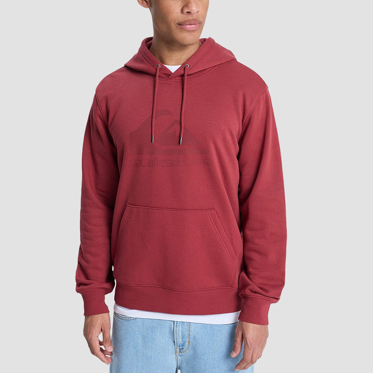 Quiksilver Comp Logo Pullover Hoodie Burnt Russet