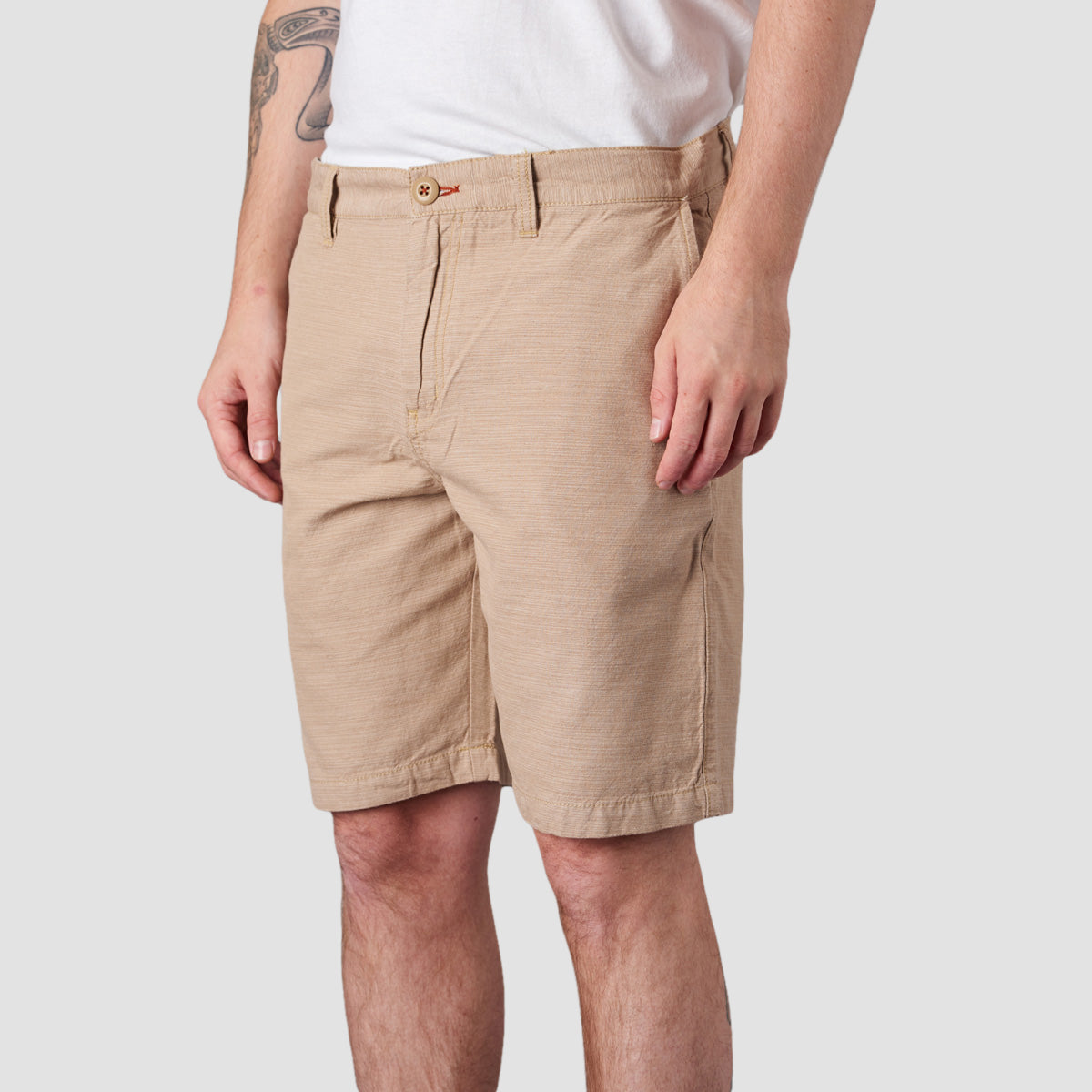 Quiksilver Davis 19"Chino Shorts Plage Heather