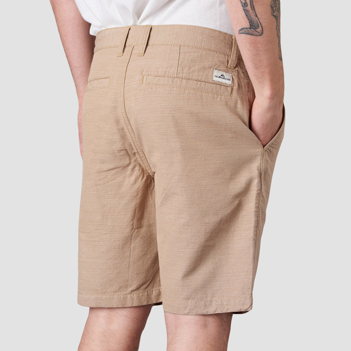 Quiksilver Davis 19"Chino Shorts Plage Heather