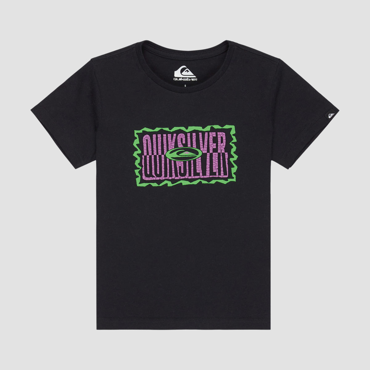 Quiksilver EV Gotam Foam T-Shirt Black - Kids