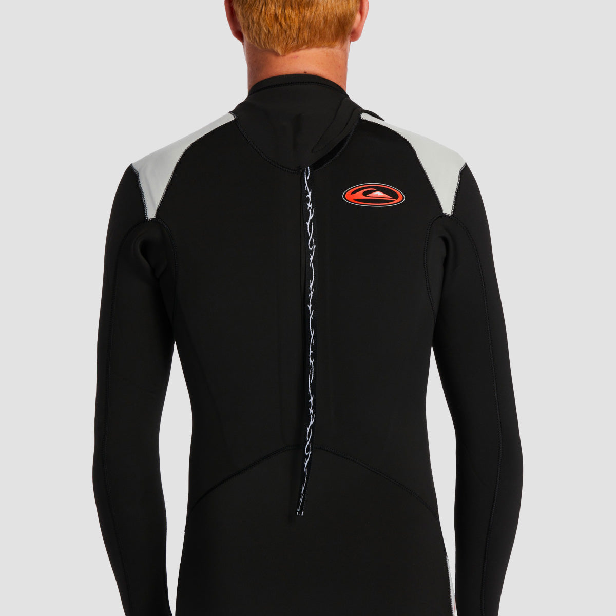 Quiksilver Everyday Saturn 4/3mm GBS Back Zip Wetsuit Black/Lunar Rock