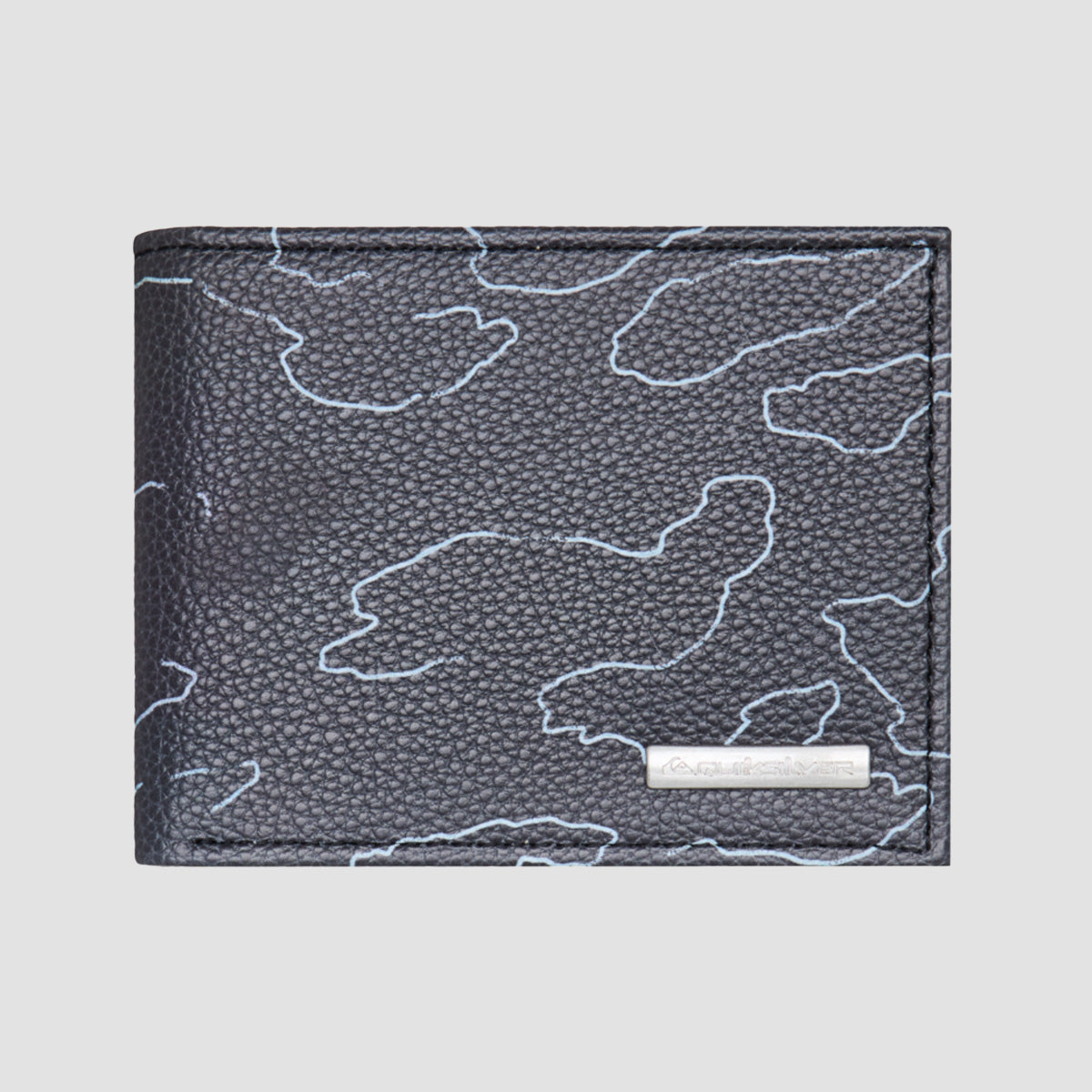 Quiksilver Freshness Tri-Fold Medium Wallet Black Camostrokes