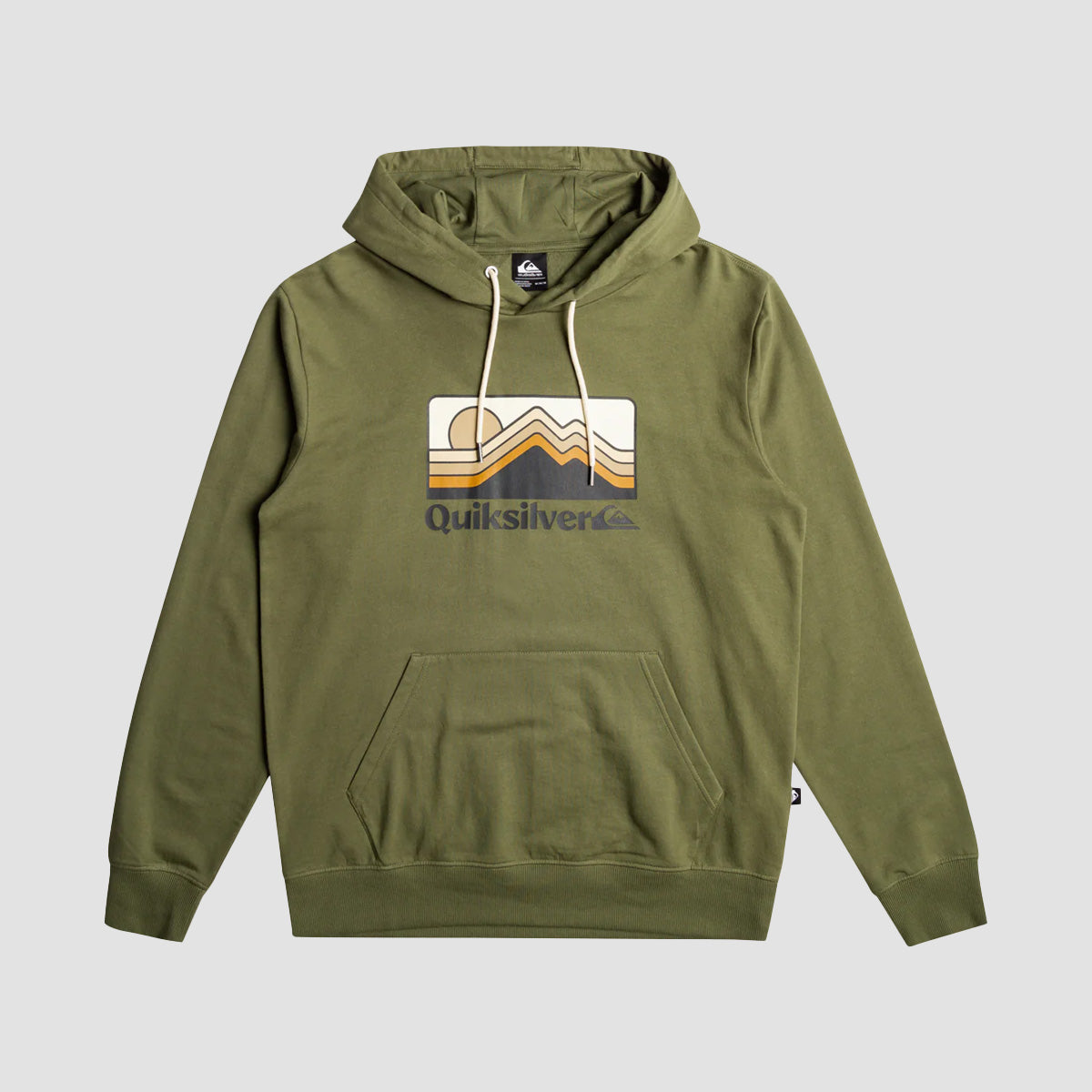 Quiksilver Gradient Mount Pullover Hoodie Four Leaf Clover