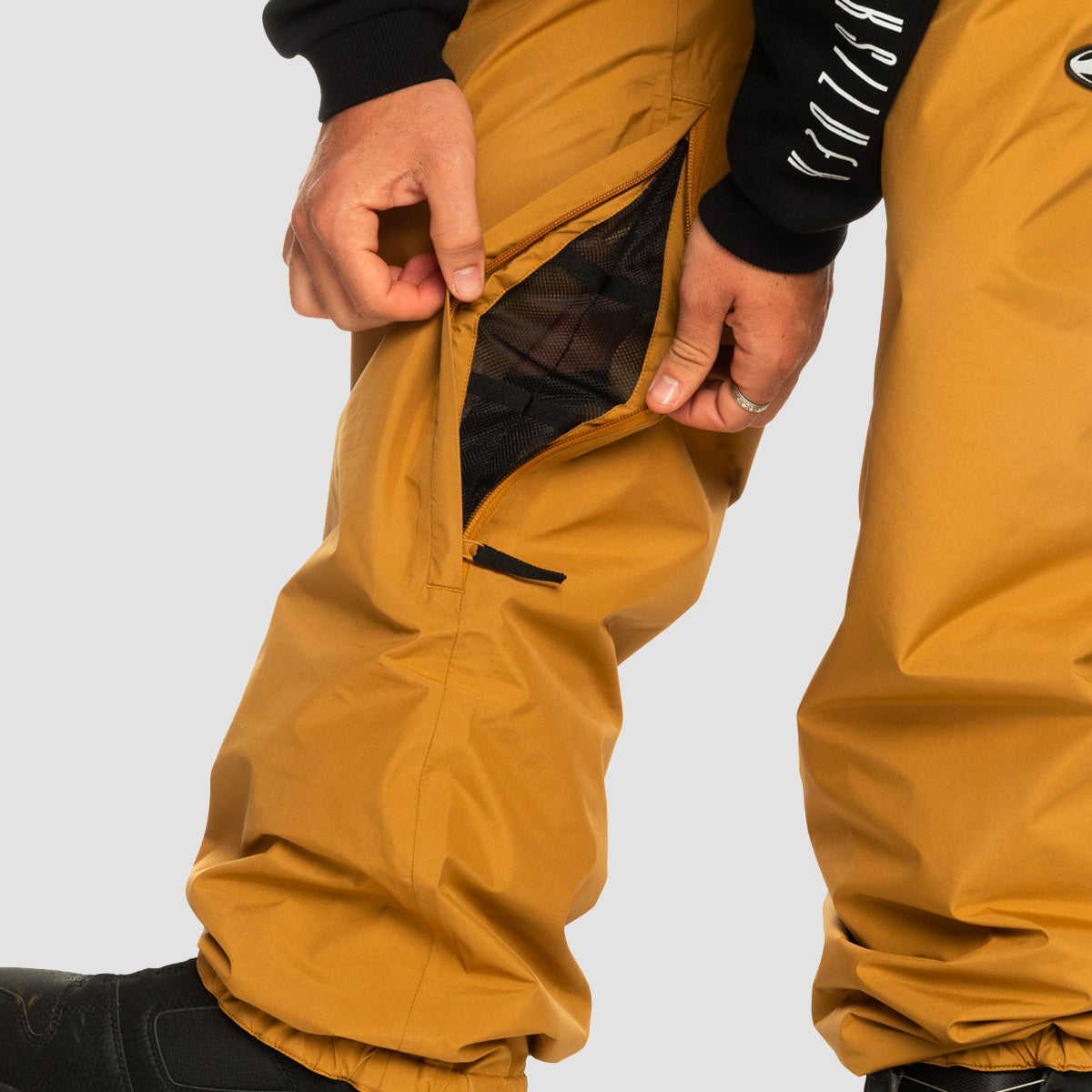 Quiksilver High Altitude Gore-Tex Snow Pants Bone Brown