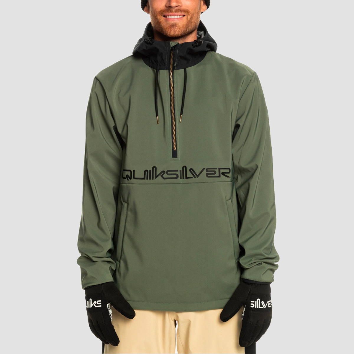 Quiksilver Live For The Ride Snow Pullover Hoodie Laurel Wreath