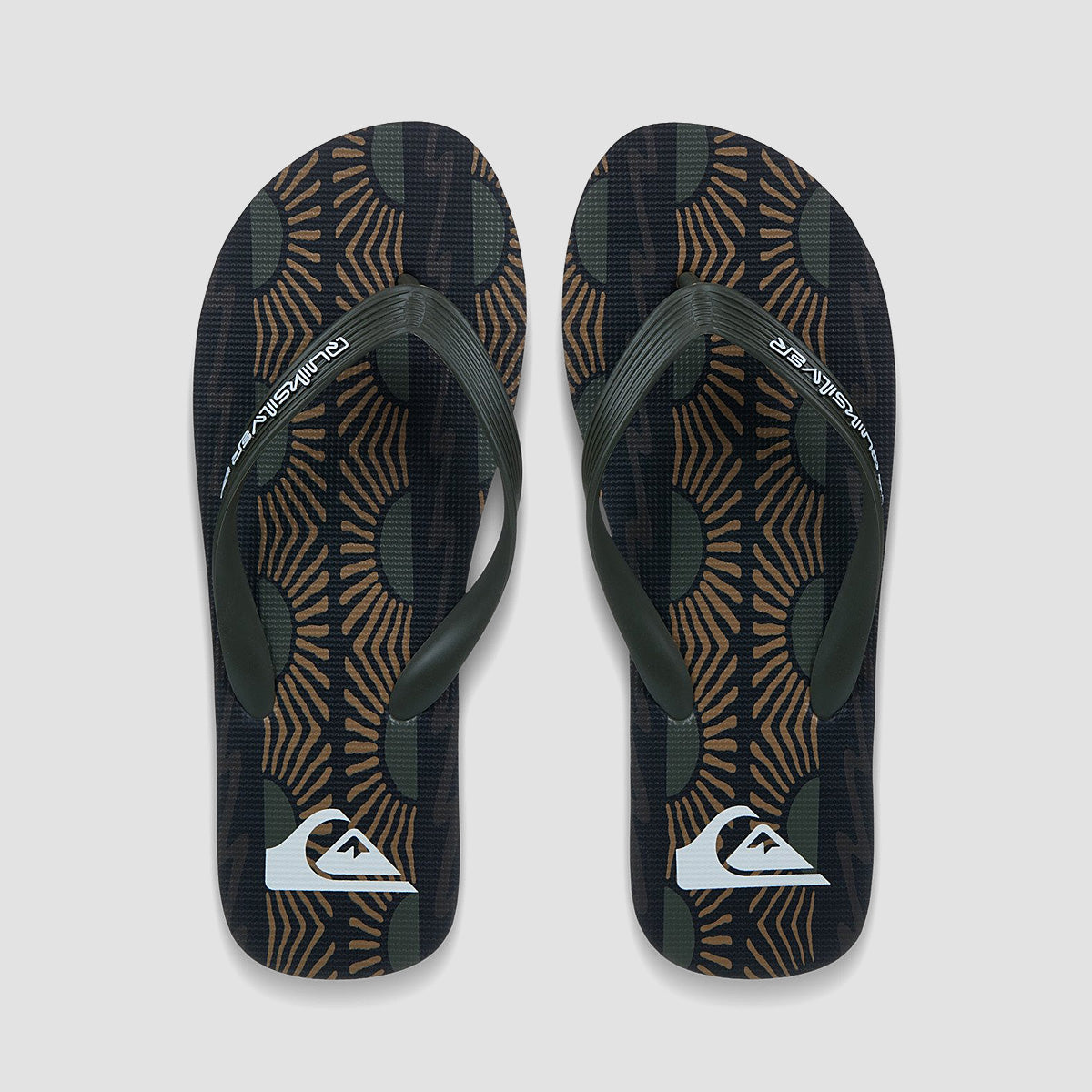 Quiksilver Molokai Art Flip-Flops No Destination Grape