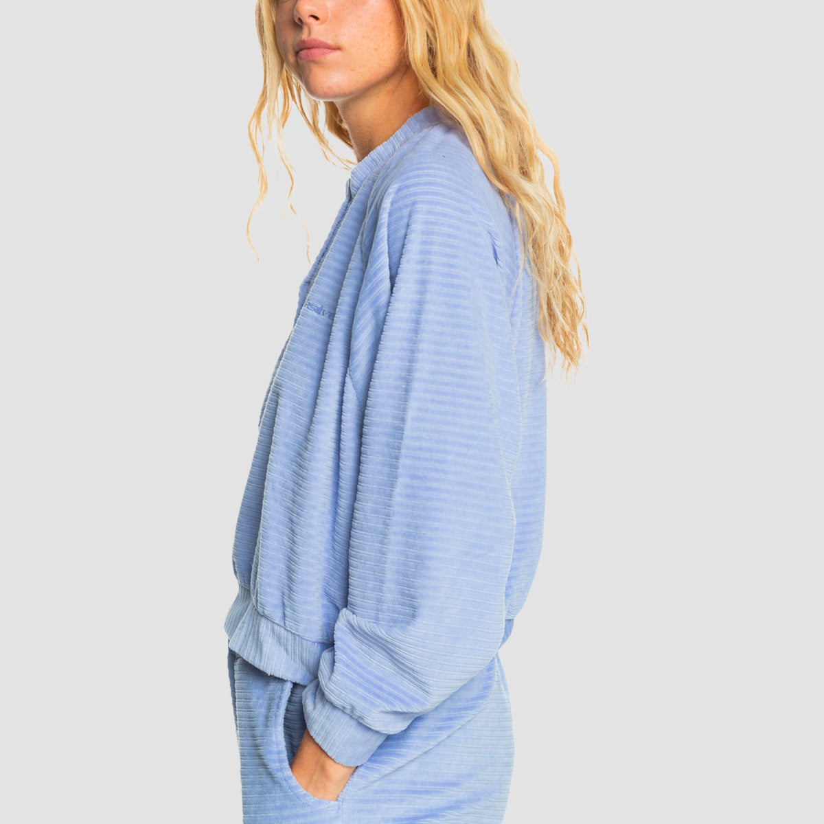 Quiksilver Newer Spot Sweatshirt Hydrangea - Womens