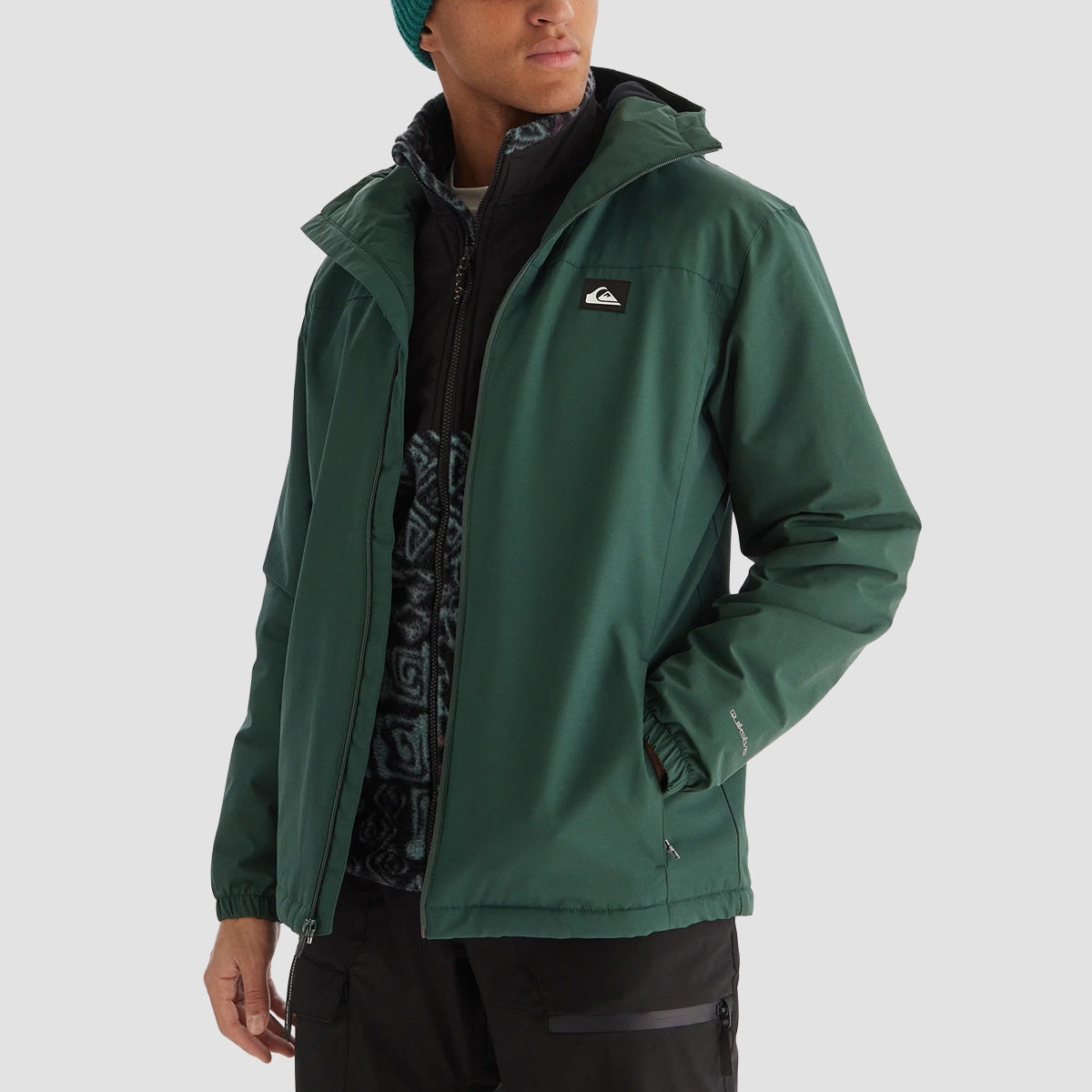 Quiksilver Overcast 3K Warm Jacket Trekking Green