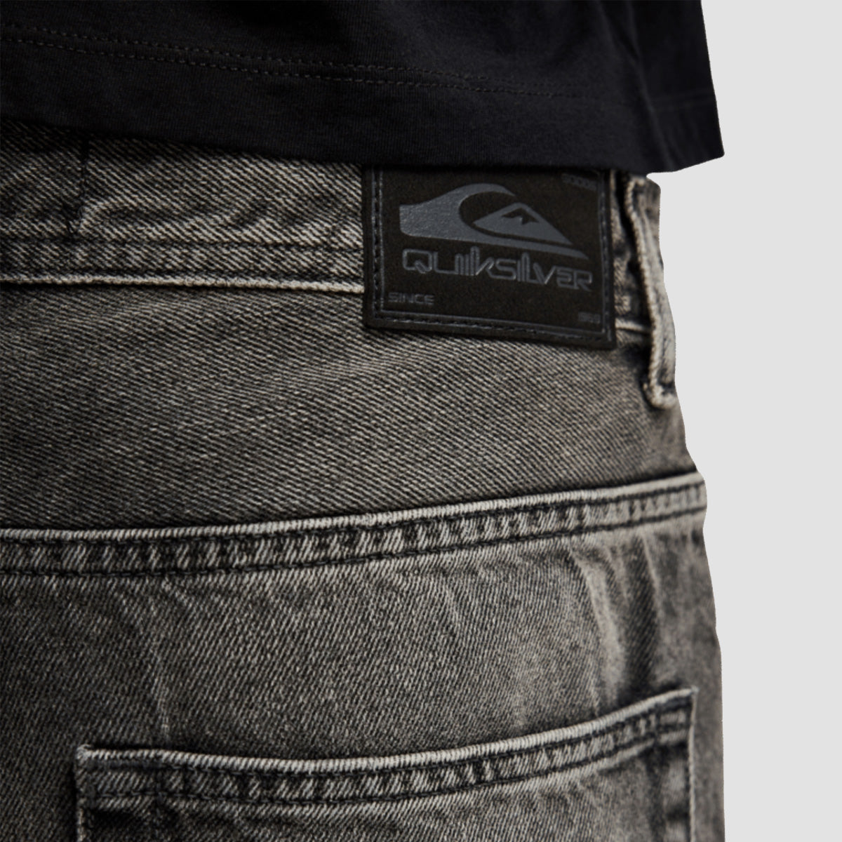 Quiksilver Relaxed Jeans Black Black Dirty