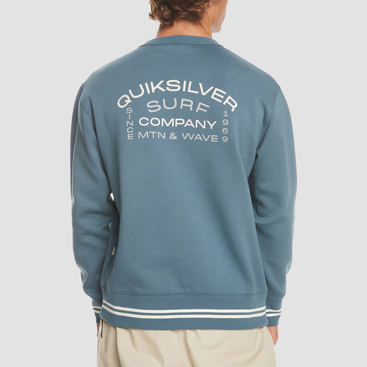 Quiksilver Rib Tip Crew Sweatshirt Bering Sea