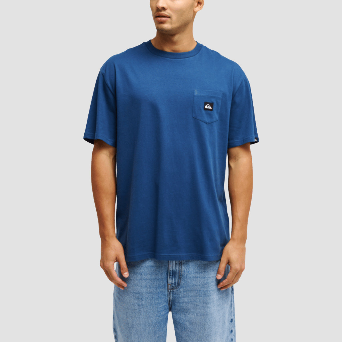 Quiksilver Salt Water Pocket T-Shirt Dark Denim