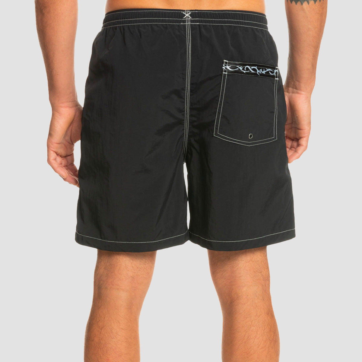 Quiksilver Saturn 18" Volley Boardshorts Black