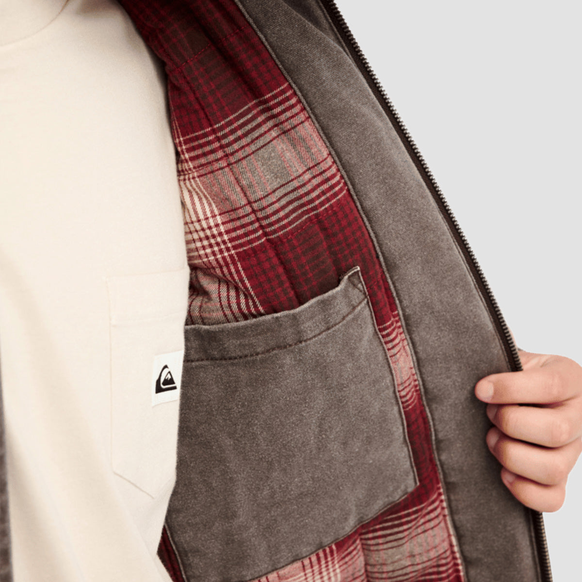 Quiksilver Shaper Pad Lined Jacket Java