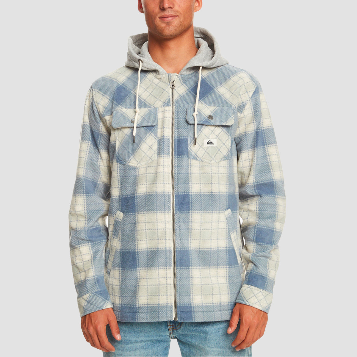 Quiksilver Super Swell Zip Hoodie Bering Sea