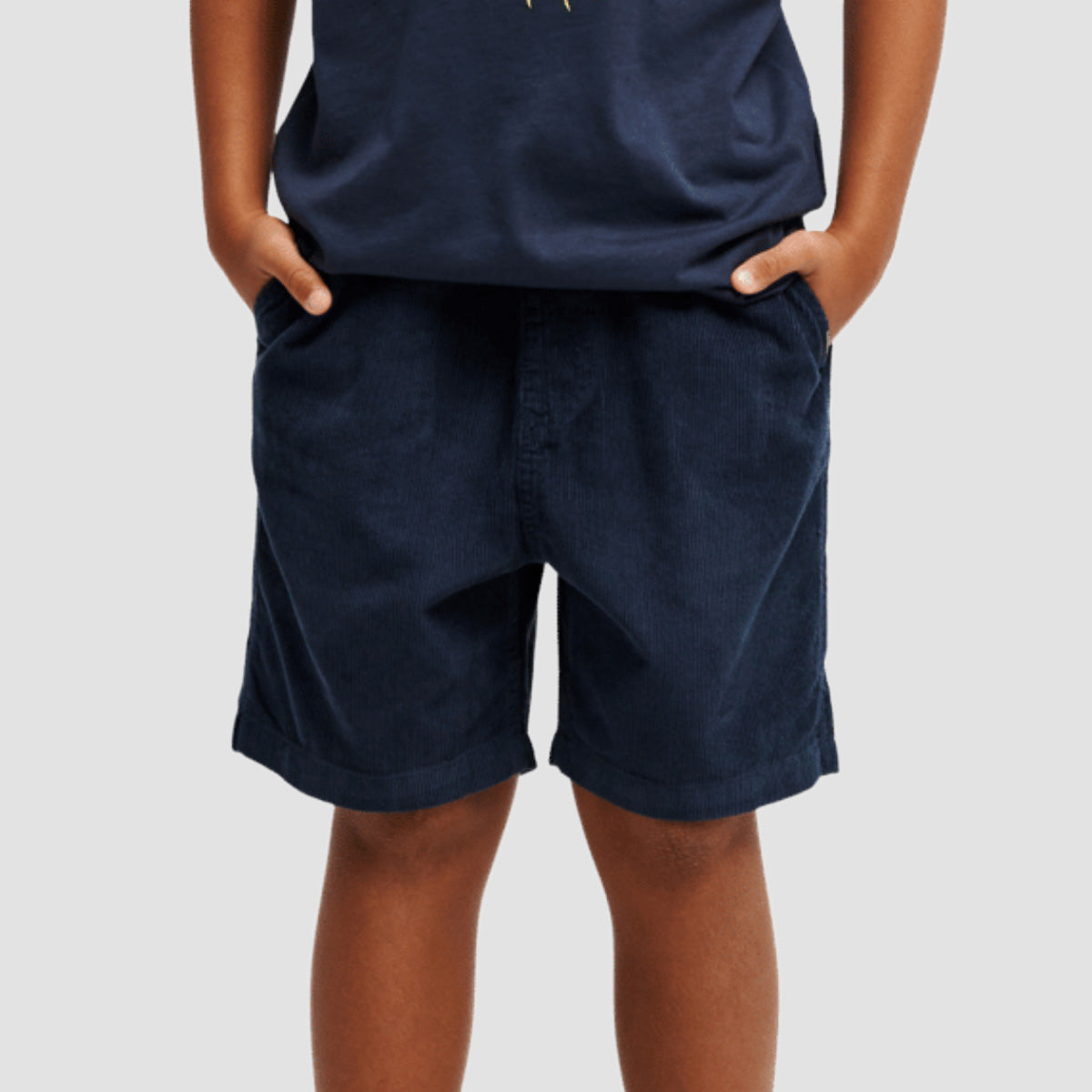 Quiksilver Taxer Cord Shorts Dark Navy - Kids