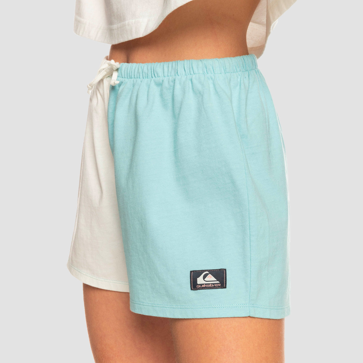 Quiksilver Wave Vibes Sweat Shorts Pool - Womens