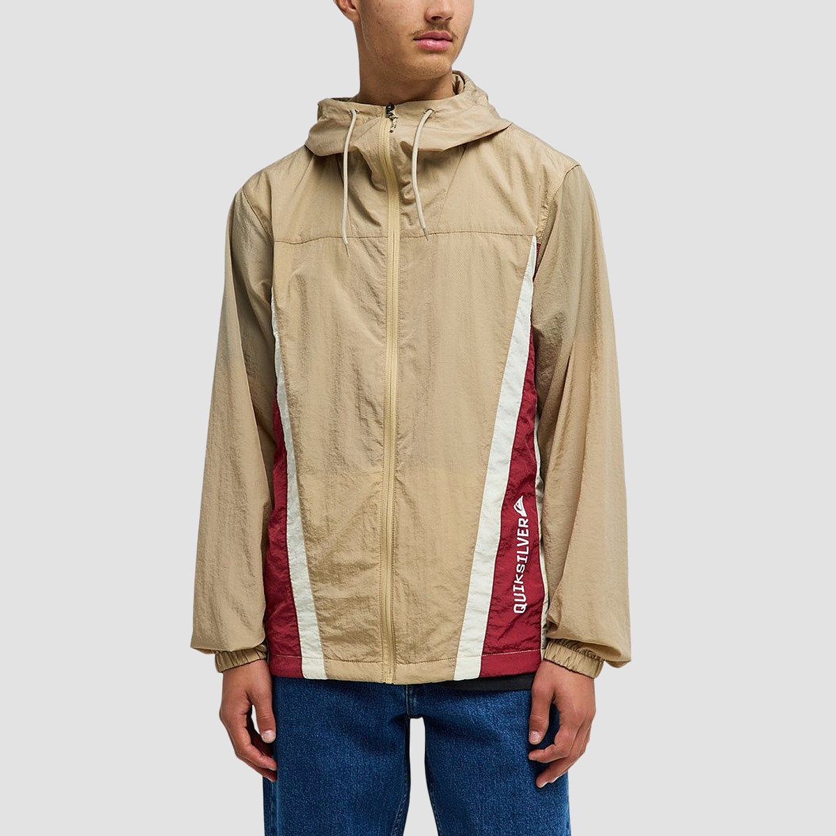 Quiksilver Windbreaker Jackets Khaki