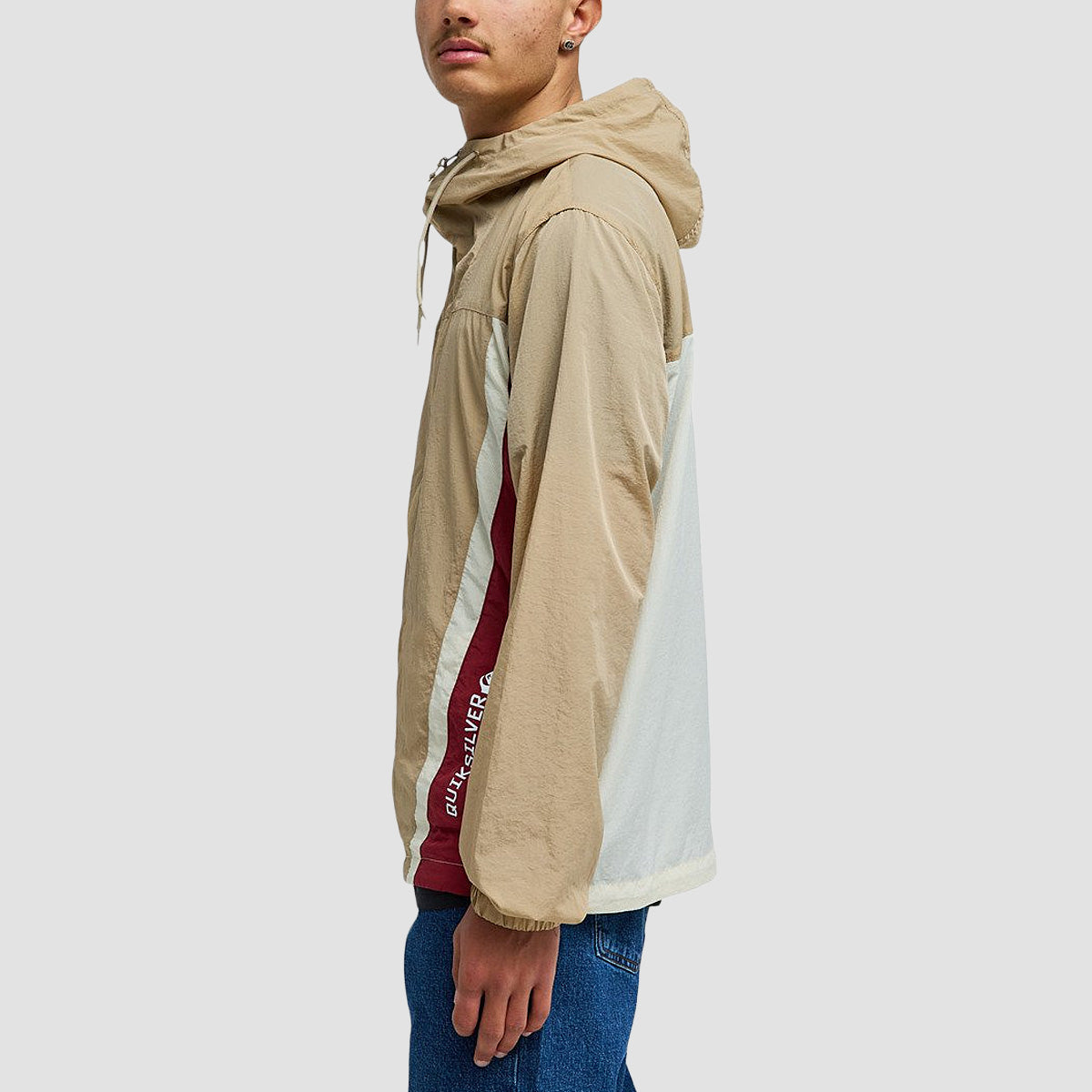 Quiksilver Windbreaker Jackets Khaki