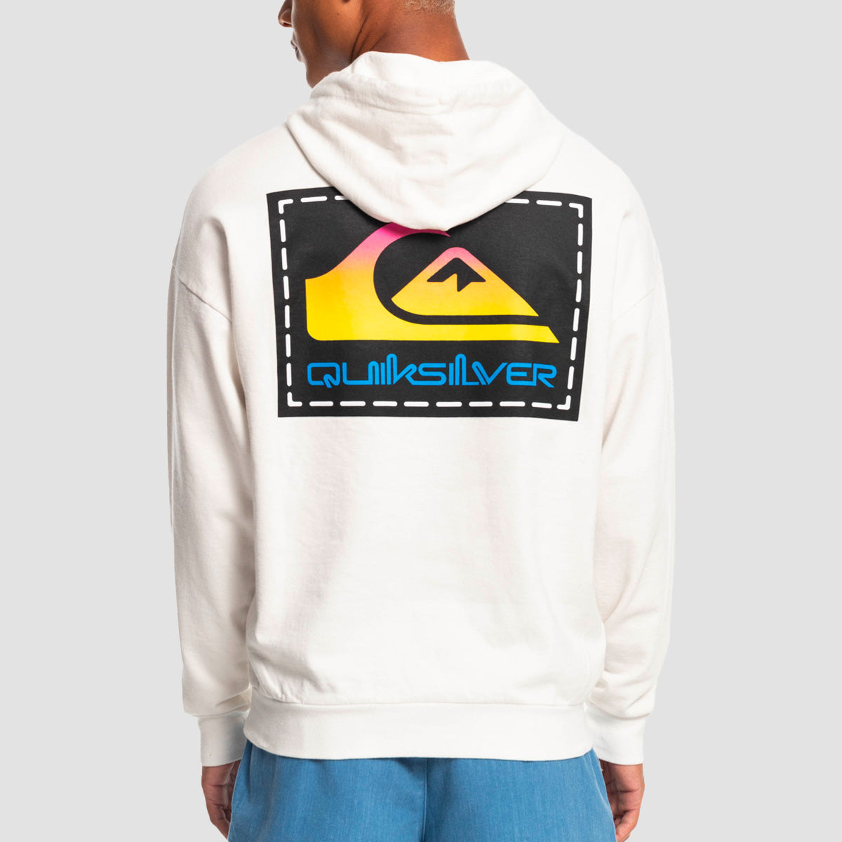 Quiksilver x Stranger Things Rainbow Pullover Hoodie White