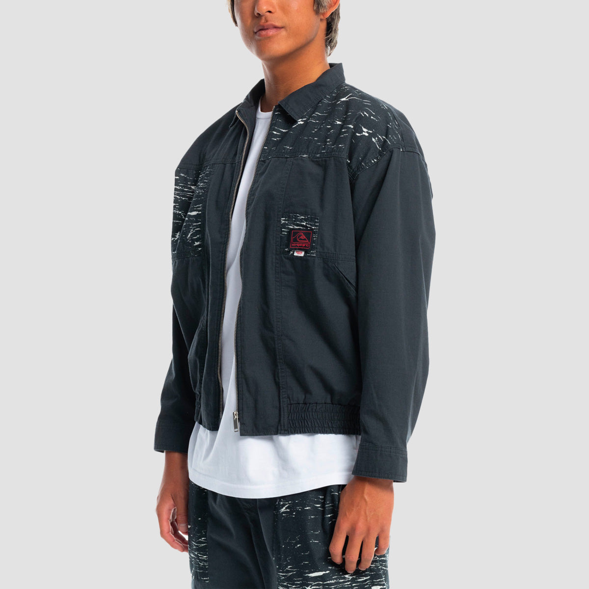 Quiksilver x Stranger Things Upside Down Vecnas Lair Jacket Black