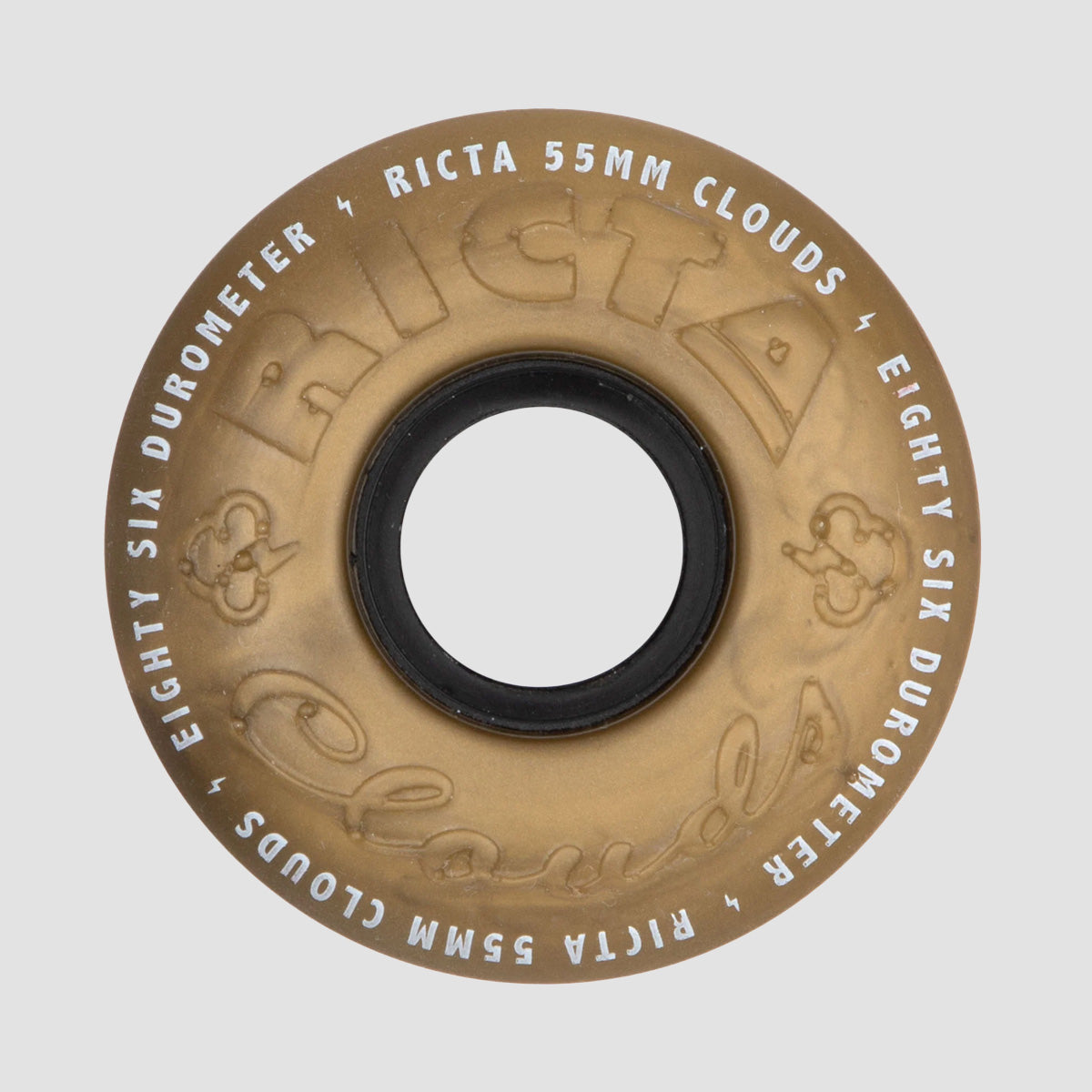 Ricta Clouds 86a Skateboard Wheels Metallic Gold 55mm